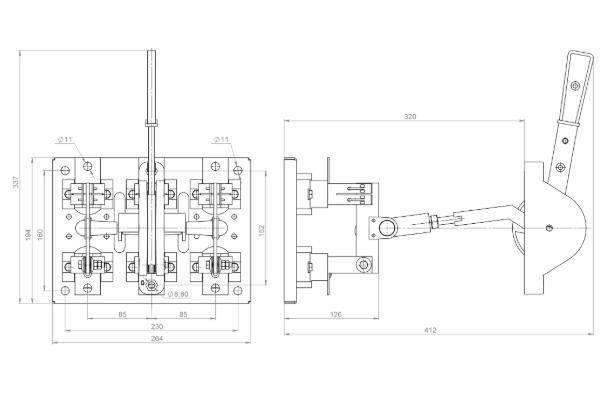 Разъединитель РЦ-4-400А