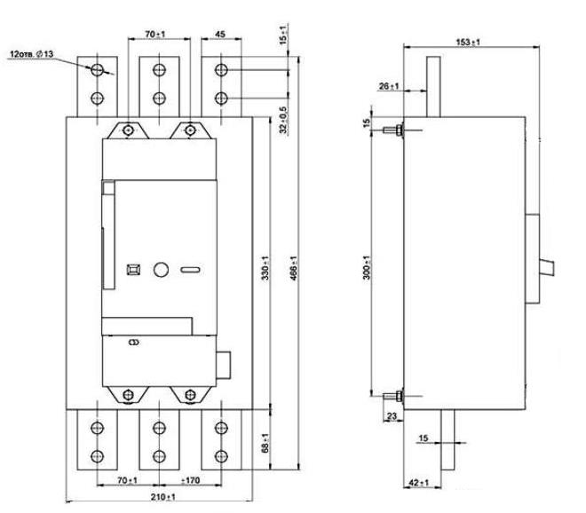 габаритные размеры